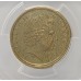 AUSTRALIA 2000 . ONE 1 DOLLAR COIN . ERROR . MULE . STRUCK ON TEN 10 CENTS
